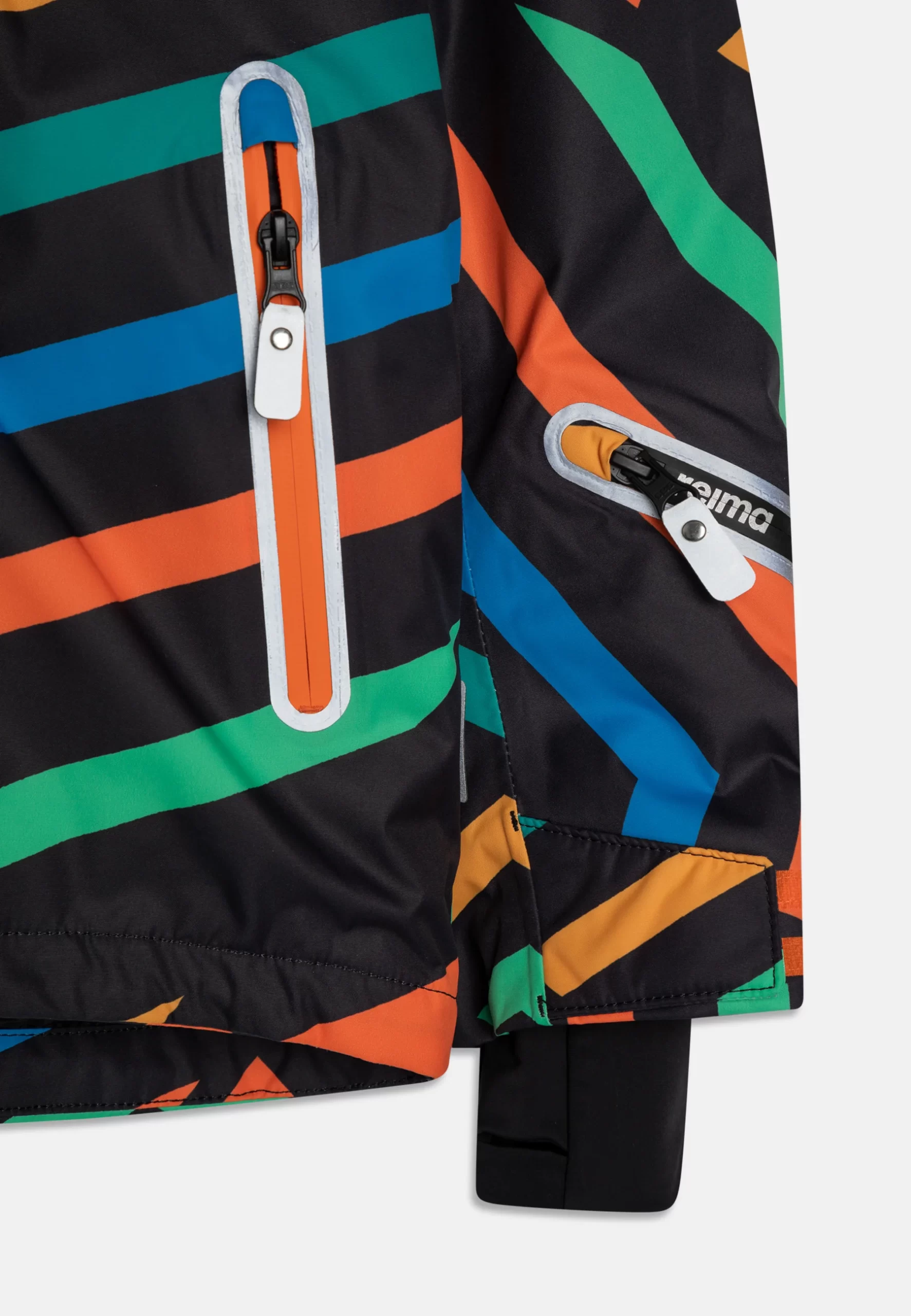 Color Striped Kids Jacket - 图片 3